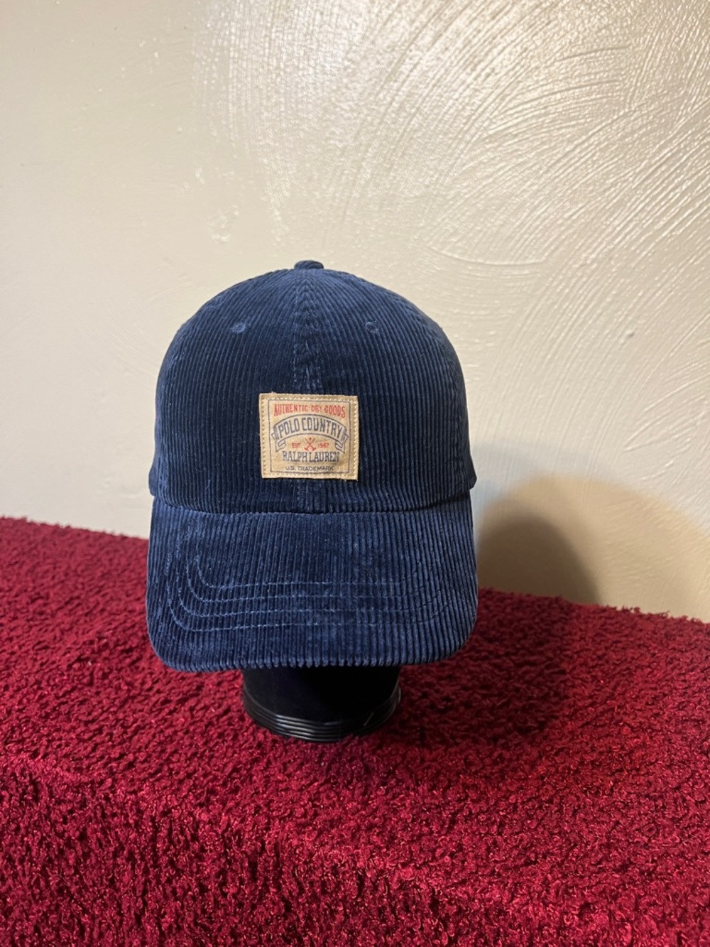 Corduroy Ralph Lauren polo hat